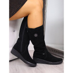 Rieker W R237 nepromokavé zateplené boty z ovčí vlny z nubuku 38