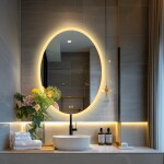 Tutumi - Zrcadlo LED 60x80cm WWA HOM-06503