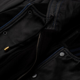 Pánská Kožená Bunda Blue Pearl Brixton Černá Velikost: 4XL