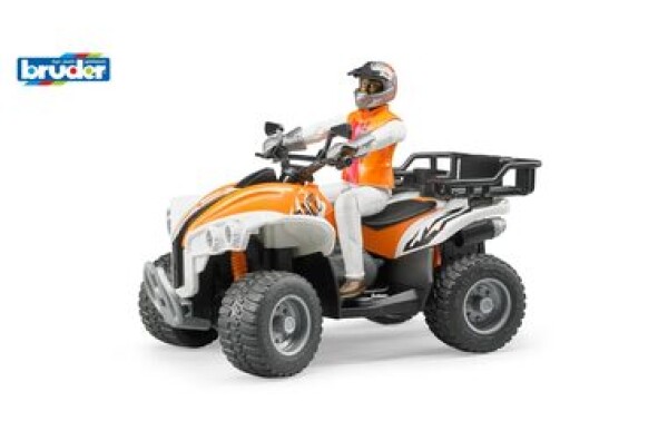 Bruder 63000 muž řidič a čtyřkolka QUAD