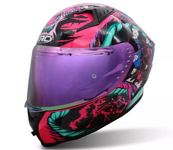 Helma na moto Xrc Macudo pink - 2Xl / růžová