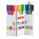 STABILO® Pen 68 - 18er Zick-Zack deskset - 18 různých barev (6818/8)