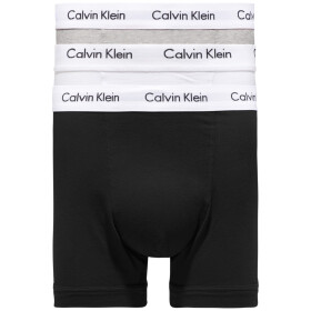 Pánské trenky Pack Trunks Cotton Stretch 0000U2662G998 černá/bílá/šedá Calvin Klein