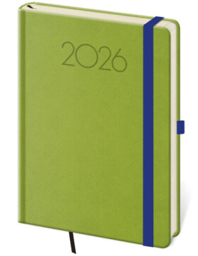 Diář 2026 týdenní A5 Praga - zelená
