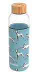 Quokka Skleněná lahev na vodu Flow pejsci 660 ml (Q40011)