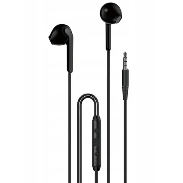 Dudao X3 drátová sluchátka do uší černá / s mikrofonem / 3.5 mm jack (204523)