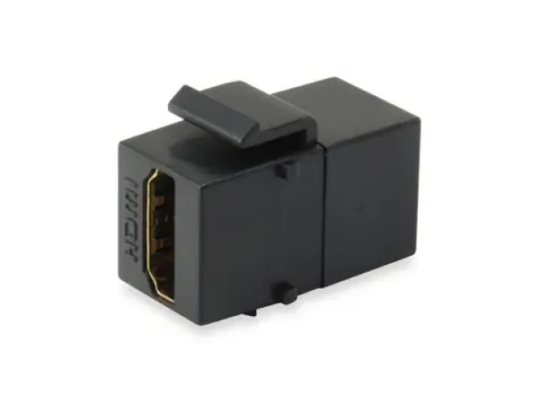 Equip Keystone konektor HDMI-HDMI černá / Keystone modul / pozlacené kontakty / 8 ks (769402)