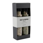 Nicolas Vahé Dárková sada solí Nicolas Vahé – Everyday mix & Wild Garlic, černá barva, multi barva, sklo