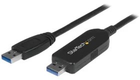StarTech PCLINQ černá / Datový kabel / USB-A - USB-A / USB 3.0 / 5 Gbps / 1,8 m (USB3LINK)
