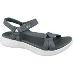 Skechers On The Go 600 15316-CHAR šedé sandály 42