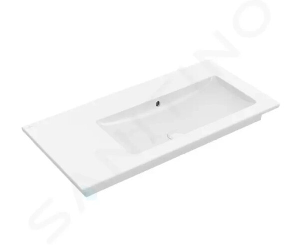 VILLEROY & BOCH - Venticello Umyvadlo nábytkové 1000x500 mm, s přepadem, bez otvoru pro baterii, alpská bílá 4134R301