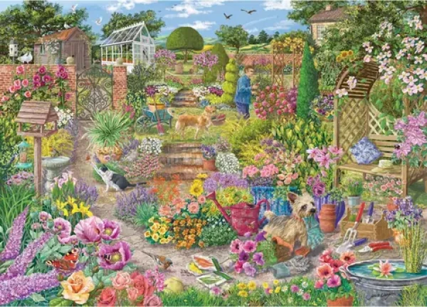 GIBSONS Puzzle Rozkvetlá zahrada