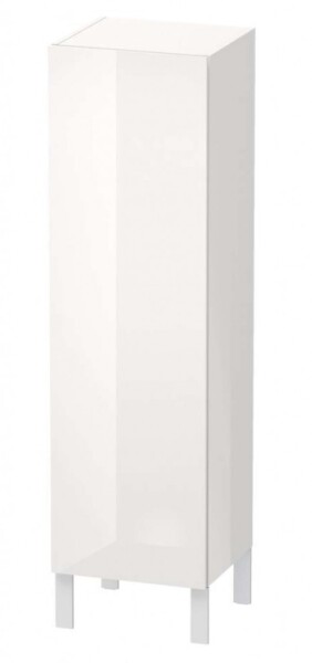 DURAVIT - L-Cube Skříňka vysoká 132x40x36 cm, levá, lesklá bílá LC1178L2222