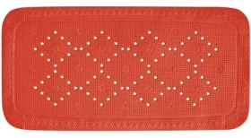 Spirella ALASKA protiskluzová podložka do vany červená / PVC / 91 x 36 cm