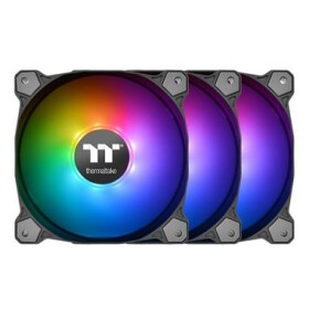 THERMALTAKE Pure Plus 12 LED RGB TT Premium Edition (3ks) / ventilátor / 120 x 120 x 25 mm / 1500 RPM / 25.8 dB (CL-F063-PL12SW-A)