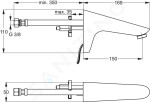 IDEAL STANDARD - CeraPlus Umyvadlová senzorová baterie pod omítku, chrom A4159AA