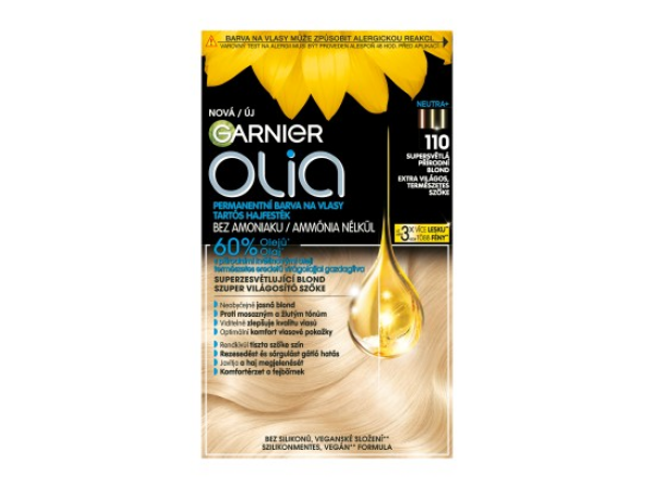 Garnier Olia permanentní barva na vlasy 110 Supersvětlá přírodní blond, 60+60+54ml
