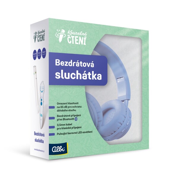 KČ - Bezdrátová sluchátka (modrá) - Albi