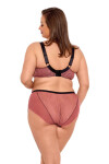 Polovyztužená dámská podprsenka SEMI-SOFT LISE MAXI ART. 1259 meruňkově černá 90G