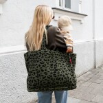 Taška přes rameno Reisenthel Softshopper Teddy leo olive