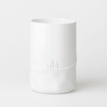 Räder Porcelánová váza Dog Sled, bílá barva, porcelán