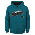 Outerstuff Dětská Mikina San Jose Sharks Stated Full Zip Hoodie Velikost: Dětské (14 let)