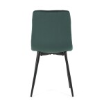 Jídelní židle, zelená, sametová látka, CT-281 GRN4