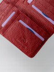 Luxusní dámská peněženka z přírodní kůže Sara, červená