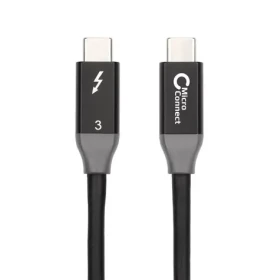 MicroConnect kabel Thunderbolt 3 1m černá / 20Gbits/s (TB3010)