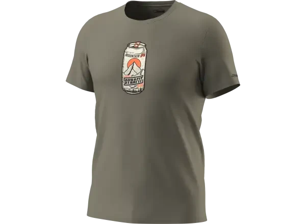 Dynafit Graphic Cotton pánské triko krátký rukáv Fallen Rock/Beer Can vel. XL