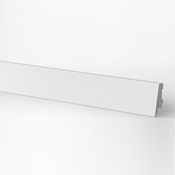 Podlahová lišta MDF bílá LK58C 58 2.4m