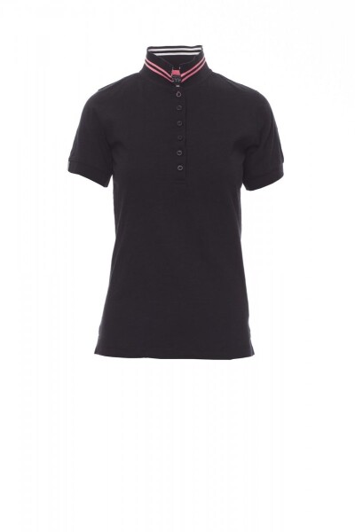 Dámská polokošile Payper NAUTIC LADY Barva: Černá/ Bílá Fluo, Velikost: S (000264002414024S)