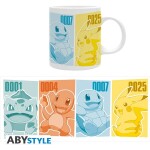 Pokémon Hrnek 320 ml - Pikachu &amp; Kanto Starters