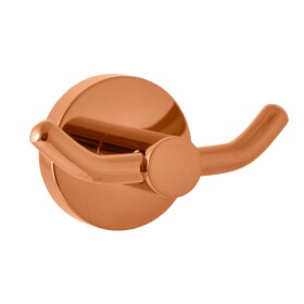 RAV Slezák - COLORADO - Koupelnový doplněk Věšáček dvojitý, Zlatá Růžová - kartáčovaná COA0102ZRK COA0102ZRK