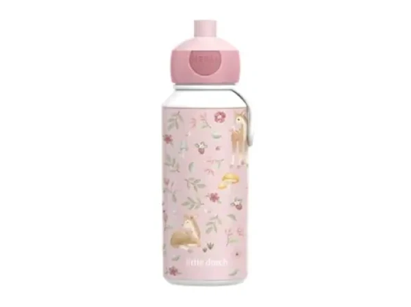 Little Dutch Láhev na pití 400 ml Fairy Garden růžová (107410065406LD)