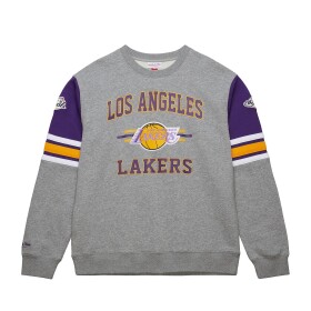 Mitchell & Ness Pánská mikina Los Angeles Lakers NBA All Over 4.0 Crew Velikost: 2XL