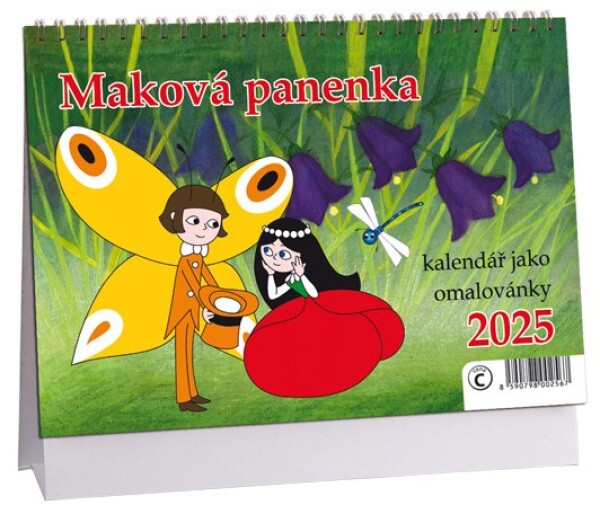 Stolní kalendář ARIA 2025 - Maková panenka