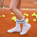 Bella Rose Ponožky Makám na sobě velikost S (36-39), bílá barva, textil