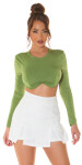 Sexy top Koucla Musthave Crop top dlouhým rukávem Einheitsgroesse