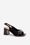 Sandály na podpatku model 195425 Step in style 37