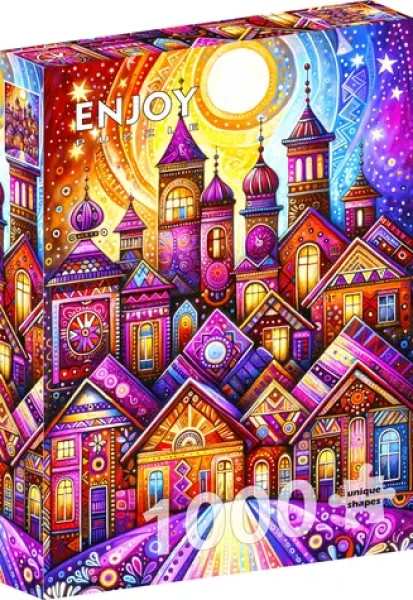 ENJOY Puzzle Fialové město