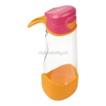 B.box 711 Sport lahev na pití 600 ml - růžová/oranžová
