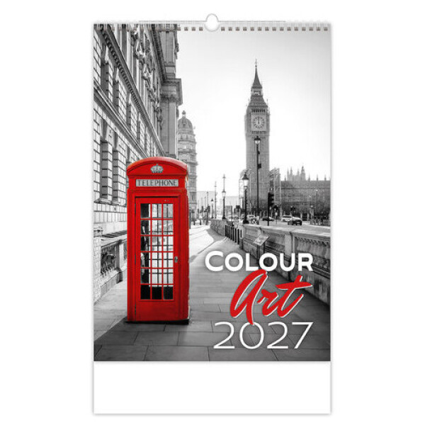 Kalendář nástěnný 2027 - Colour Art