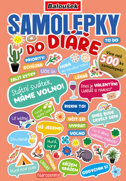 Samolepkový sešit - A5 - Samolepky do diáře