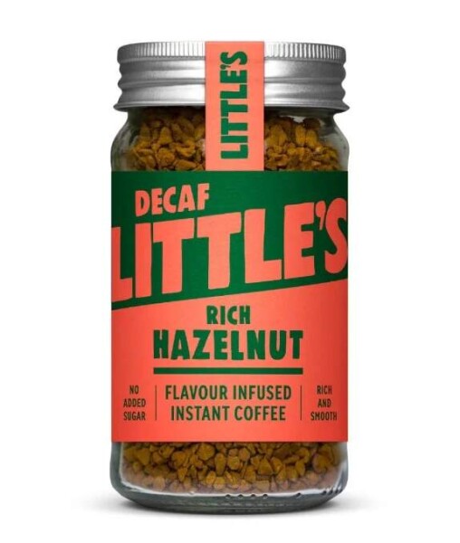 Little´s Instantní káva bez kofeinu Oříšek 50g (Littles Hazelnut Decaf)