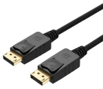 Unitek Y-C609BK černá / Kabel DisplayPort / DisplayPort (M) - DisplayPort (M) / 3 m / pozlacené konektory (Y-C609BK)