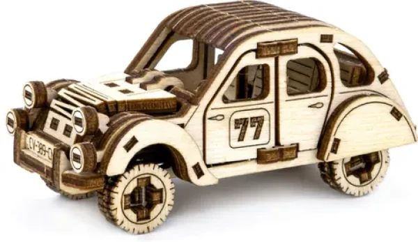 WOODEN CITY 3D Dřevěné puzzle Superfast Rally Car č.2