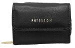 Módní dámská kožená peněženka Peterson Aurelia, černá