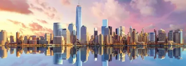 Trefl - Puzzle - Panoramatické puzzle Manhattan, USA