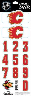 Sport Star Samolepky na helmu Calgary Flames Decals